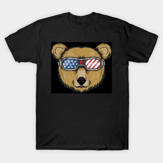 American bear T-Shirt by Spaceboyishere